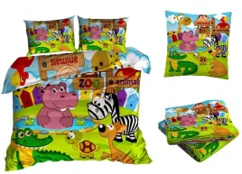 posciel-satyna-bawelniana-200x220cm-zoo-z-przescieradlem-3d