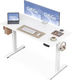 biurko-elektryczne-120x54cm-z-regulacja-wysokosci-i-gniazdkami-biale-offigo