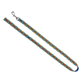 smycz-miejska-z-tasmy-dla-psa-winnetou-niebieski-20-x-130-cm