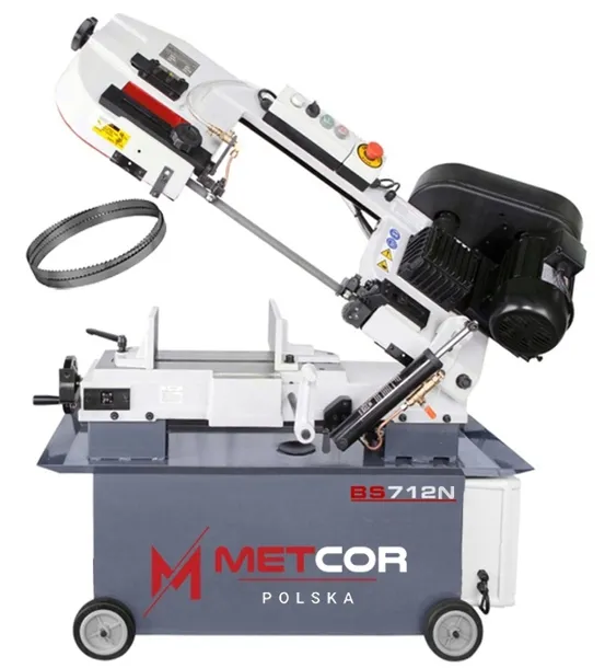 PIŁA TAŚMOWA PRZECINARKA CIĘCIE 305mm BS712N 400V METALU METCOR ZESTAW XL