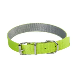 obroza-z-tasmy-dla-psa-energy-silver-zielony-32-37-cm
