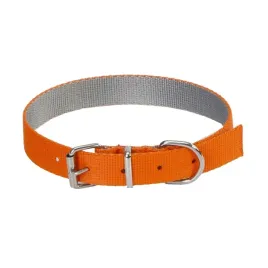 obroza-z-tasmy-dla-psa-energy-silver-pomaranczowy-35-42-cm