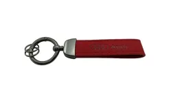 audi-brelok-breloczek-brylok-alcantara-skora-czerwony