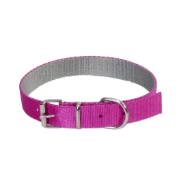 obroza-z-tasmy-dla-psa-energy-silver-rozowy-32-37-cm