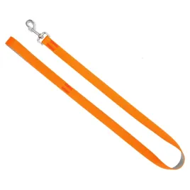 smycz-miejska-dla-psa-energy-silver-pomaranczowy-16-x-130-cm
