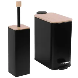 zestaw-lazienkowy-czarny-bambus-kosz-5l-soft-close-szczotka-do-wc