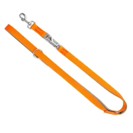 smycz-przepinana-dla-psa-energy-silver-pomaranczowy-20-x-220-cm