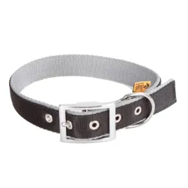 obroza-z-tasmy-dla-psa-extra-twilight-silver-czarny-42-53-cm