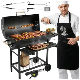 grill-weglowy-ogrodowy-z-pokrywa-na-kolach-polki-gril-bbq