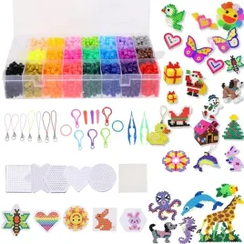 mega-zestaw-4300-koralikow-do-prasowania-24-kolory-rozne-wzory-akcesoria