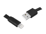 kabel-usb-iphone-8pin-1m-plaski-czarny