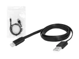 kabel-usb-iphone-8pin-1m-plaski-czarny