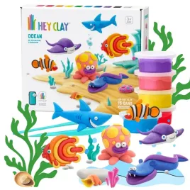hey-clay-masa-plastyczna-zwierzeta-oceanu-zestaw-kreatywny-15-tub-akcesoria