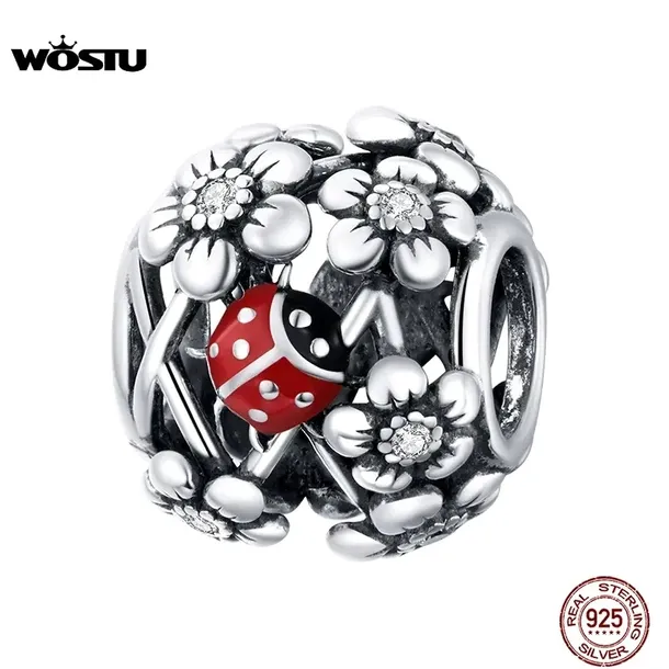 Zawieszka Charms Biedronka do Pandora Apart S925 Bransoletka Biedronka