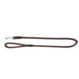 smycz-miejska-z-linki-dla-psa-snake-brazowy-o-12-x-120-cm