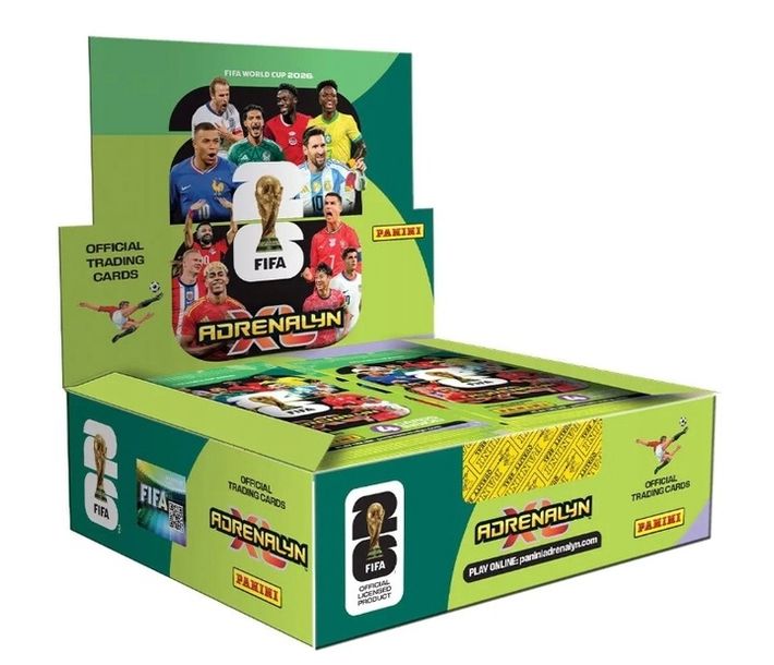 Karty Panini nowe saszetki 192 karty PIŁARSKIE FIFA WORLD CUP 2026 BOX 24