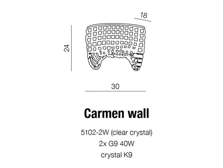 lampa-scienna-carmen-az1283-azzardo-kolor-chrom