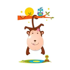 lampa-scienna-dziecieca-led-06w-monkey-ml115-milagro