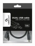 gembird-0-9m-2x-usb-2-0-a-mini-b-m-kabel-usb-09-m-micro-usb-a-mini-usb