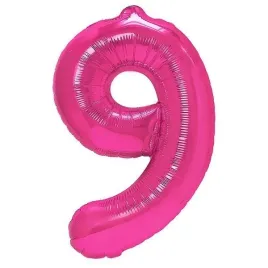 balon-foliowy-9-ciemny-rozowy-40cm-1szt-410126