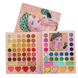 mega-paletka-cienie-do-makijazu-brokat-glitter-70-sztuk-bronze-blyszczyki