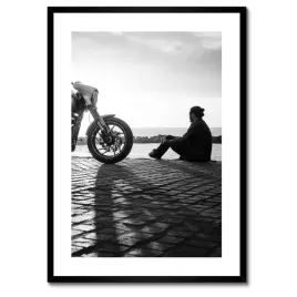 plakaty-w-ramie-50x70-harley-davidson-motocykl