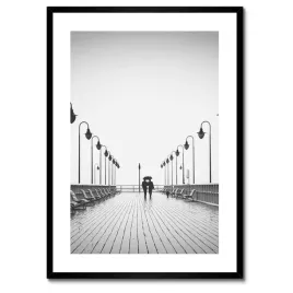 plakaty-w-ramie-50x70-zakochana-para-na-molo