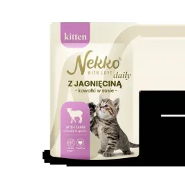 nekko-daily-saszetka-dla-kota-kitten-jagniecina-kawalki-w-sosie-85g
