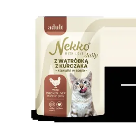 nekko-daily-saszetka-dla-kota-adult-watrobka-kurczaka-kawalki-w-sosie-85g