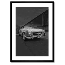 plakaty-w-ramie-50x70-mercedes-skrzydlak-auto