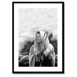 plakaty-w-ramie-50x70-dobry-pasterz-owieczki