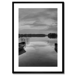 plakaty-w-ramie-50x70-lodzie-na-jeziorze