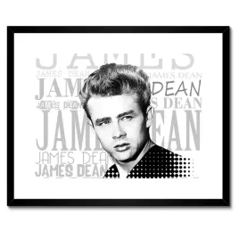 plakaty-w-ramie-50x40-przystojny-james-dean