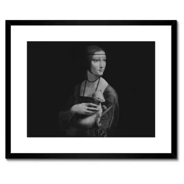 plakaty-w-ramie-50x40-dama-z-gronostajem-lasica