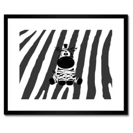 plakaty-w-ramie-50x40-zebra-paski