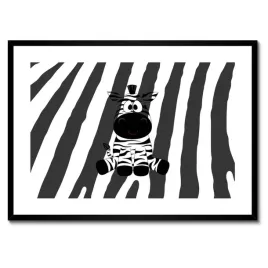 plakaty-w-ramie-70x50-zebra-paski