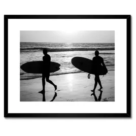 plakaty-w-ramie-50x40-surferzy-plaza-deska