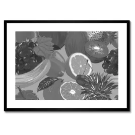 plakaty-w-ramie-70x50-cytrusowa-szarosc-owoce
