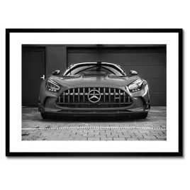 plakaty-w-ramie-70x50-sportowe-auto-mercedes