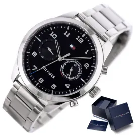 zegarek-meski-tommy-hilfiger-1791784-srebrna-bransoleta-czarna-tarcza