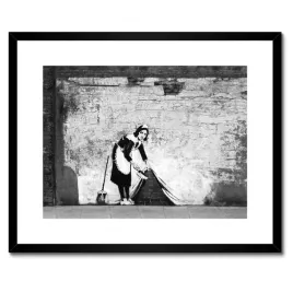 plakaty-w-ramie-50x40-banksy-pokojowka-graffiti