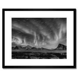 plakaty-w-ramie-50x40-zorza-polarna-norwegia