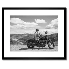 plakaty-w-ramie-50x40-harley-davidson-motocykl