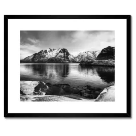 plakaty-w-ramie-50x40-zimowe-jezioro-norweskie