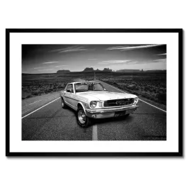 plakaty-w-ramie-70x50-oldschoolowy-ford-mustang