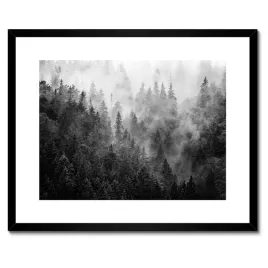 plakaty-w-ramie-50x40-pejzaz-szarosc-gory-mgla