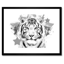 plakaty-w-ramie-50x40-tygrys-glowa-grafika
