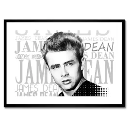 plakaty-w-ramie-70x50-przystojny-james-dean