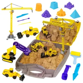 piaskownica-domowa-dla-dzieci-piasek-kinetyczny-koparka-zuraw-lopatka-formy