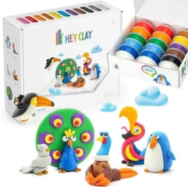 hey-clay-duzy-zestaw-ciastolina-masa-plastyczna-ptaki-18-kubeczkow